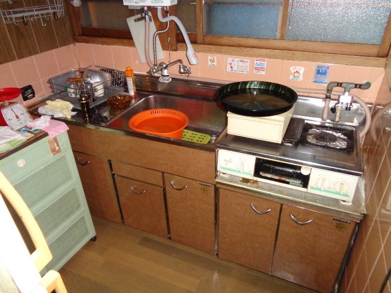 施工前のキッチンの様子